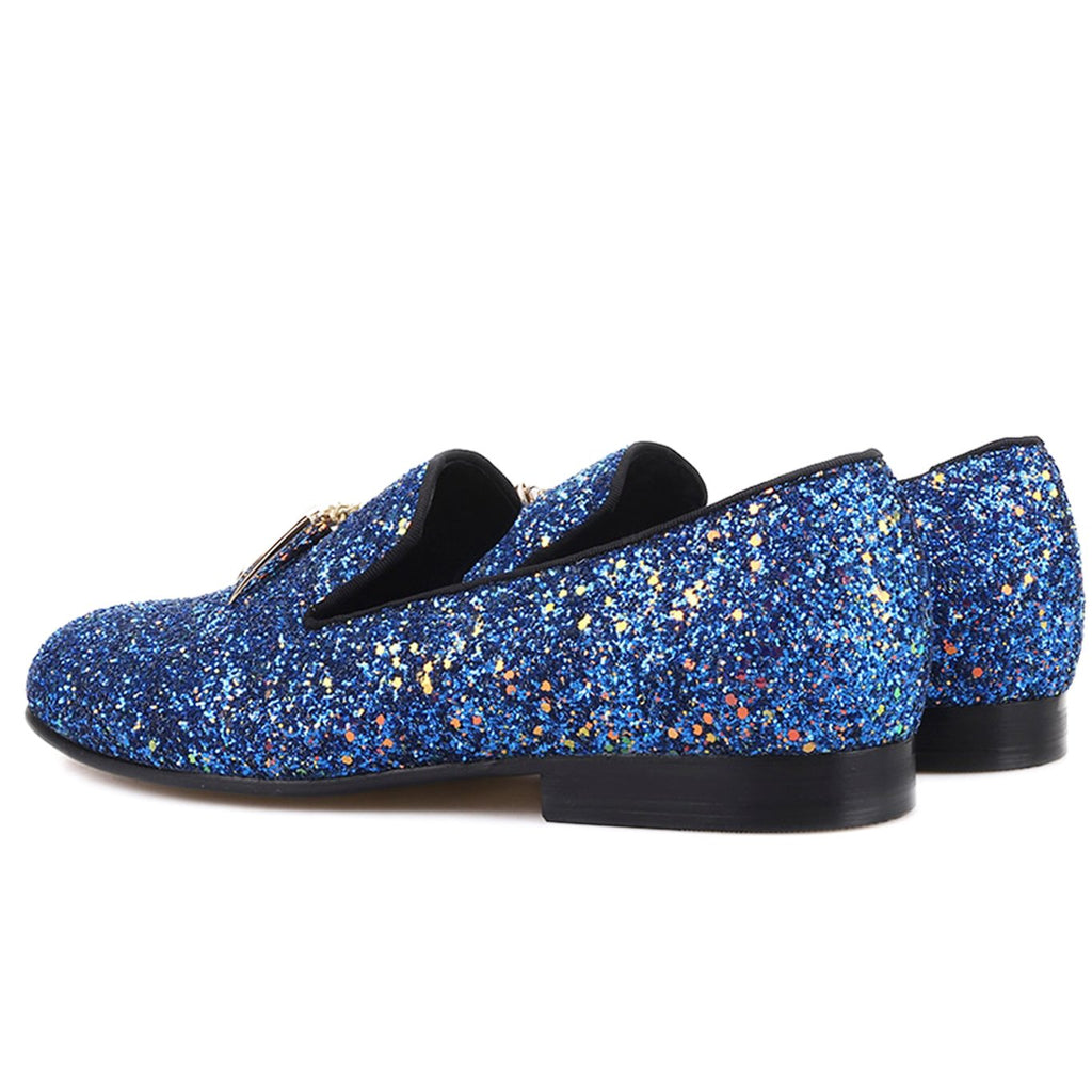 Spark Blue Loafers - Loafer Spot Men's Handmade Loafers