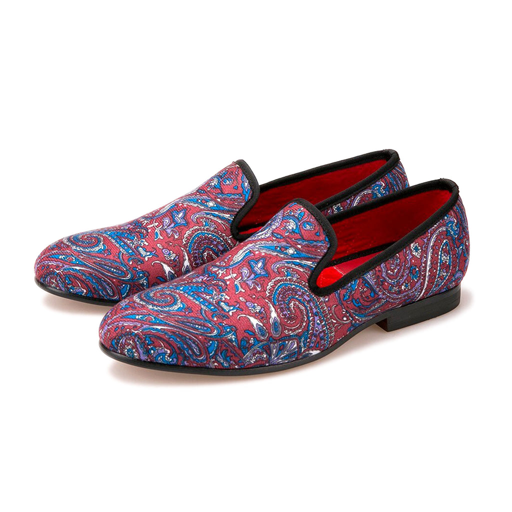 Fabio Paisley Loafers - Loafer Spot Men's Handmade Loafers